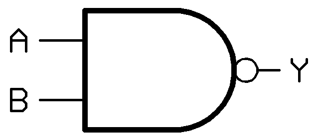 A picture of a NAND gate.